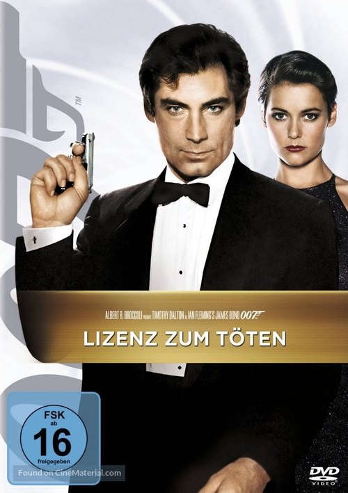 Licence To Kill (1989) German dvd movie cover