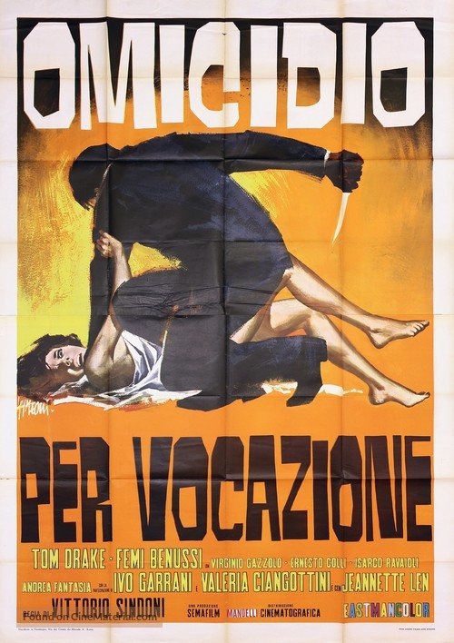 Omicidio per vocazione - Italian Movie Poster