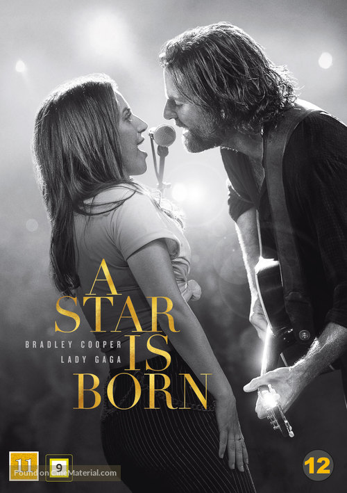 A Star Is Born - Danish DVD movie cover