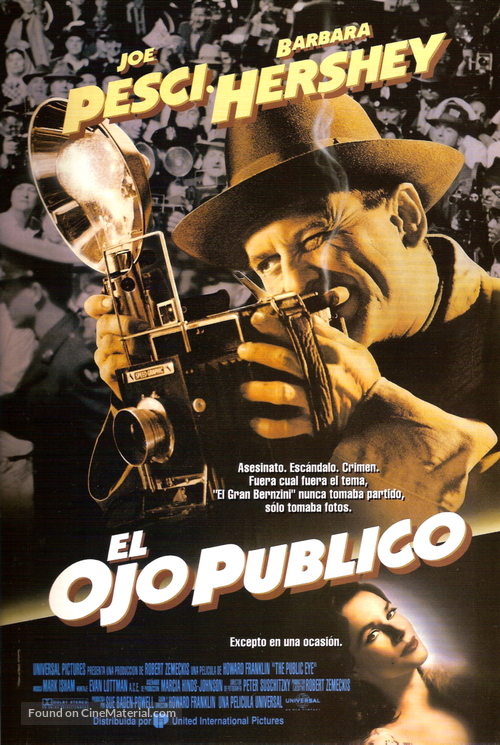 The Public Eye - Spanish Movie Poster