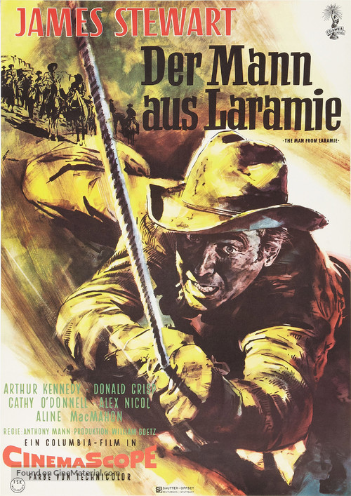 The Man from Laramie - German Movie Poster