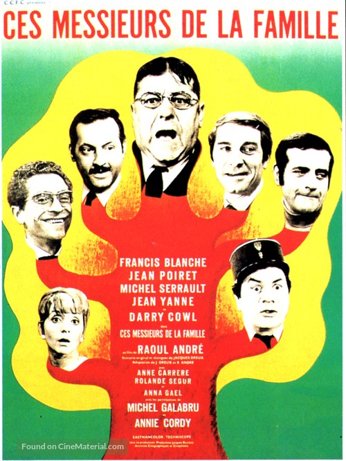 Ces messieurs de la famille - French Movie Poster