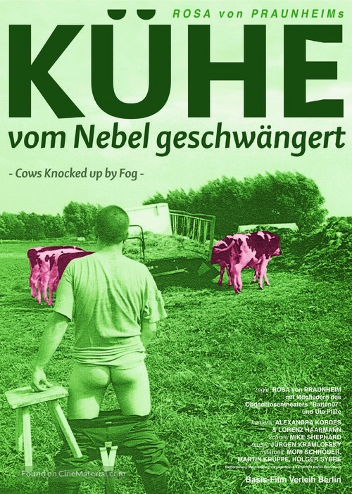 K&uuml;he vom Nebel geschw&auml;ngert - German Movie Poster