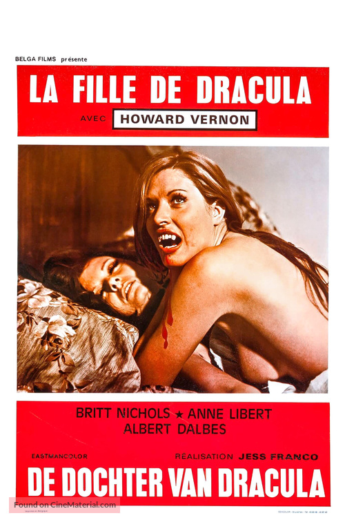 La fille de Dracula - Belgian Movie Poster