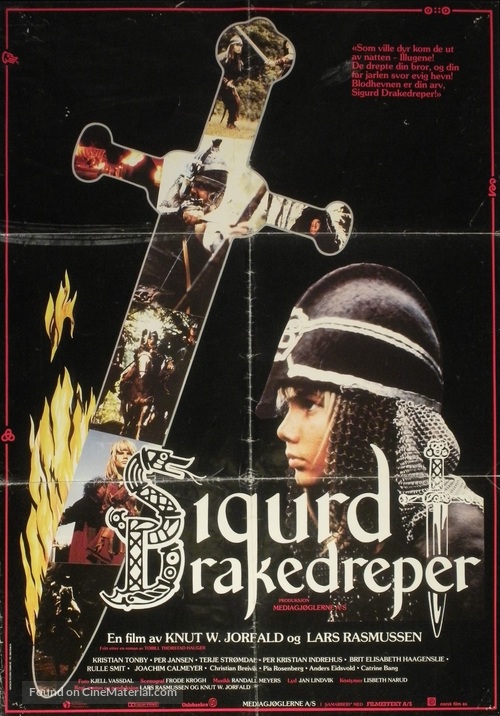 Sigurd Drakedreper - Norwegian Movie Poster