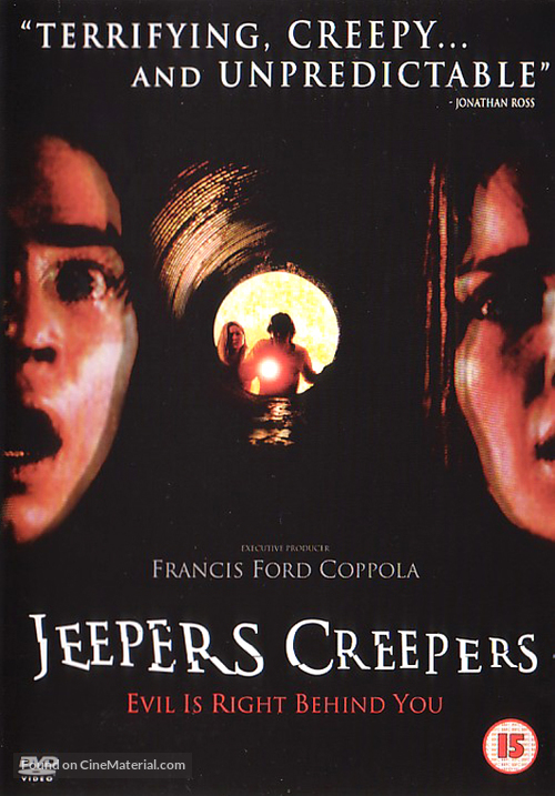 Jeepers Creepers - British DVD movie cover