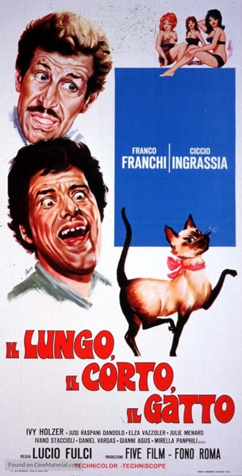 Il lungo, il corto, il gatto - Italian Movie Poster