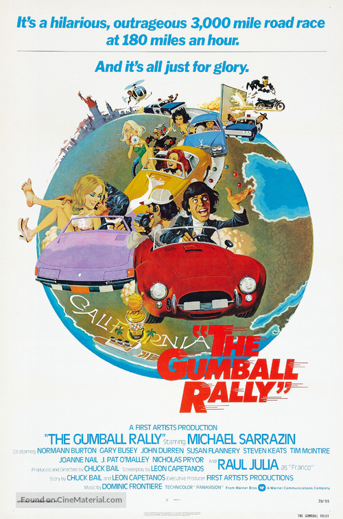 The Gumball Rally - Movie Poster