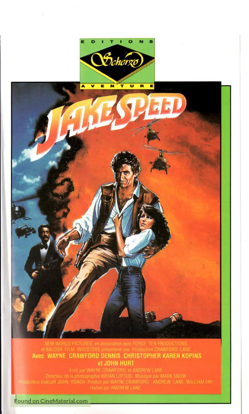 Jake Speed - French VHS movie cover
