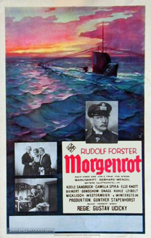 Morgenrot - German Movie Poster