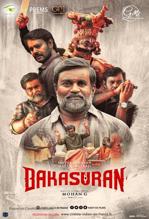 Bakasuran - French Movie Poster