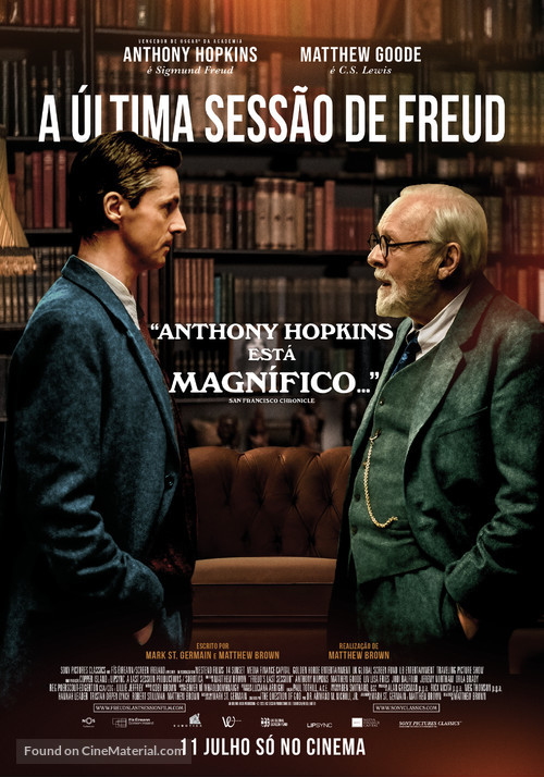 Freud&#039;s Last Session - Portuguese Movie Poster