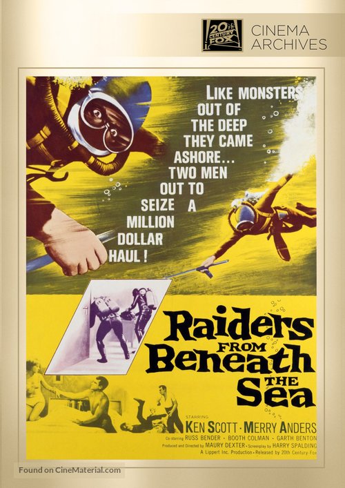 Raiders from Beneath the Sea - DVD movie cover