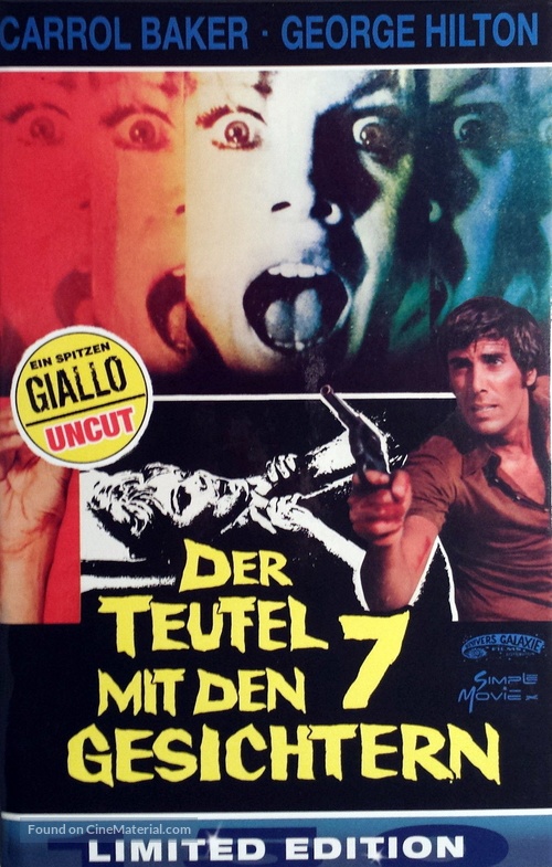 Il diavolo a sette facce - German DVD movie cover