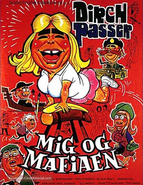 Mig og mafiaen - Danish Movie Poster