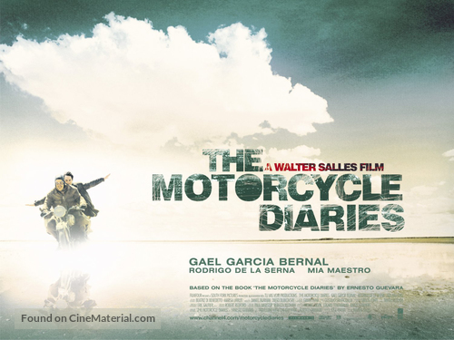 Diarios de motocicleta - British Movie Poster