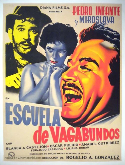 Escuela de vagabundos - Mexican Movie Poster