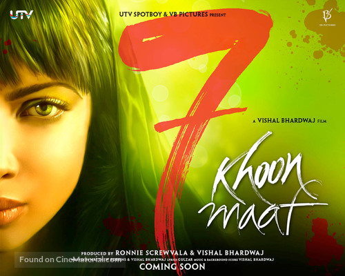 Saat Khoon Maaf - Indian Movie Poster