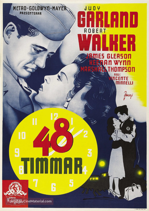 The Clock - Swedish Movie Poster