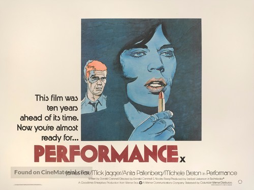 Performance - British Movie Poster