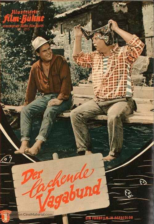 Der lachende Vagabund - German poster