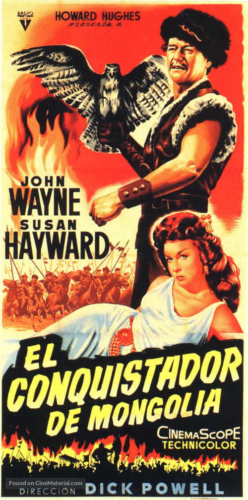 The Conqueror - Spanish Movie Poster