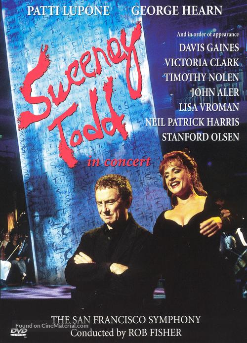 Sweeney Todd: The Demon Barber of Fleet Street in Concert - DVD movie cover