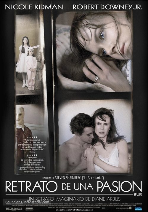 Fur: An Imaginary Portrait of Diane Arbus - Argentinian Movie Poster
