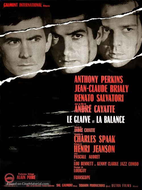 Le glaive et la balance - French Movie Poster