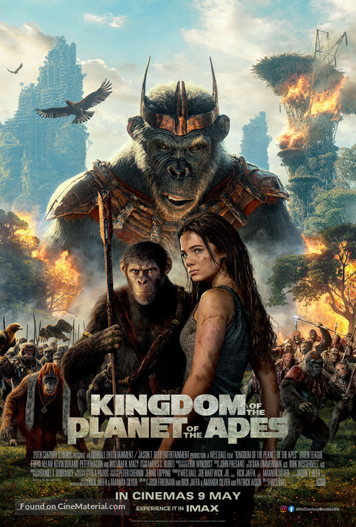 Kingdom of the Planet of the Apes - Singaporean Movie Poster