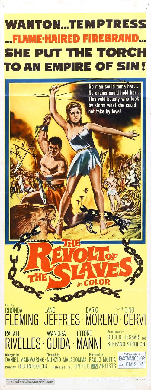 Rivolta degli schiavi, La - Movie Poster