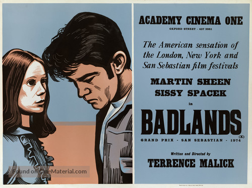 Badlands - British Movie Poster