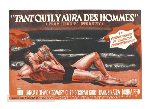 From Here to Eternity - French Movie Poster