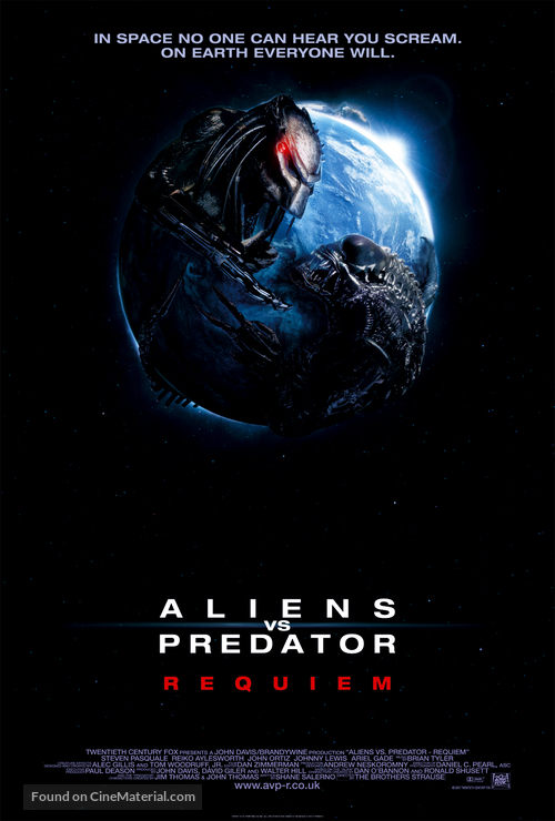 AVPR: Aliens vs Predator - Requiem - British poster