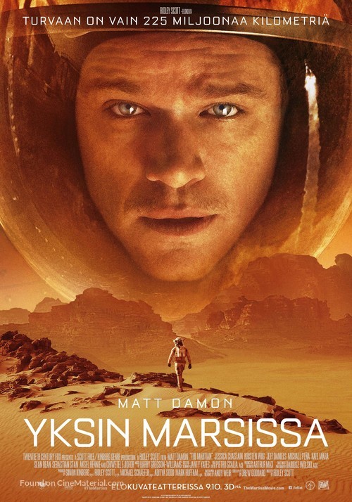 The Martian - Finnish Movie Poster