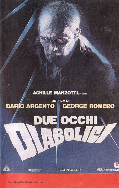 Due occhi diabolici - Italian VHS movie cover