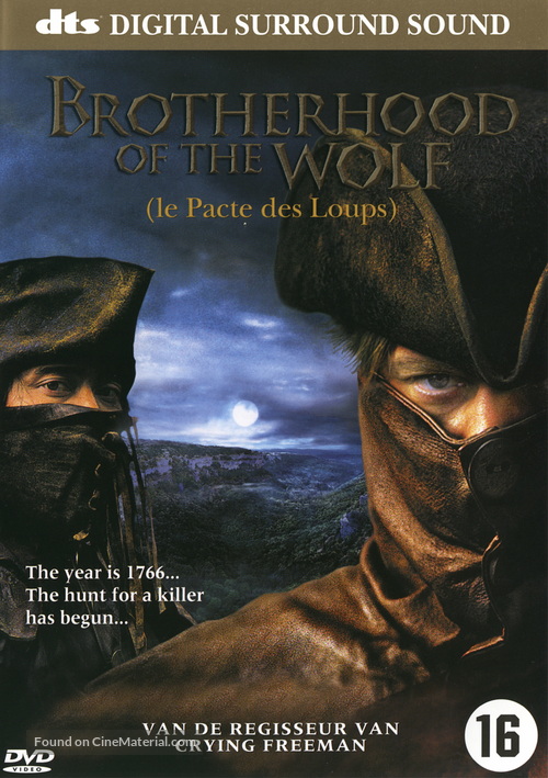 Le pacte des loups - Dutch DVD movie cover