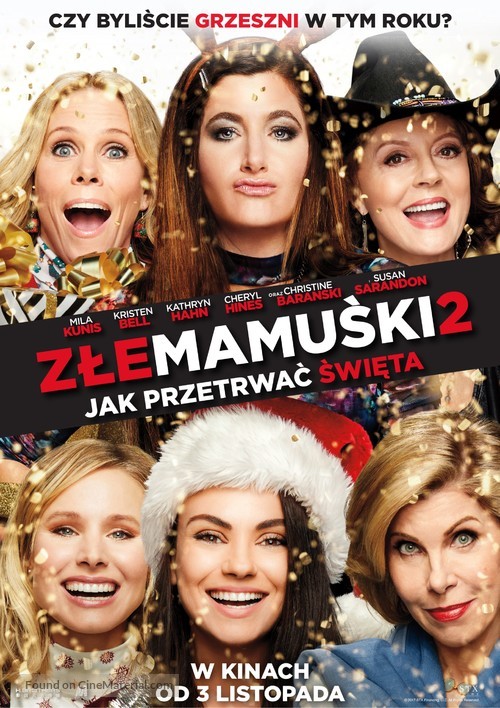 A Bad Moms Christmas - Polish Movie Poster