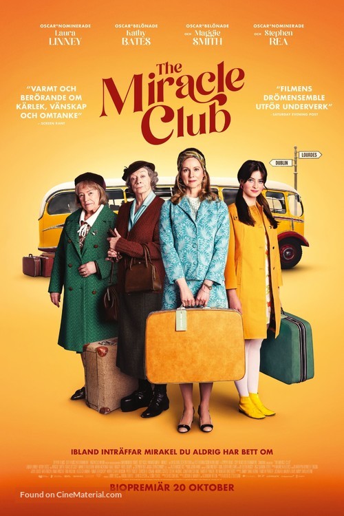 The Miracle Club - Swedish Movie Poster