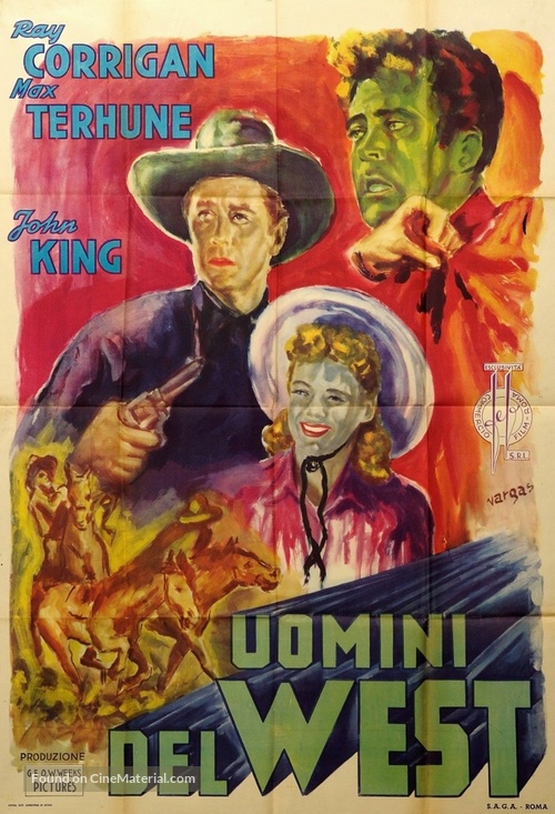 The Range Busters - Italian Movie Poster