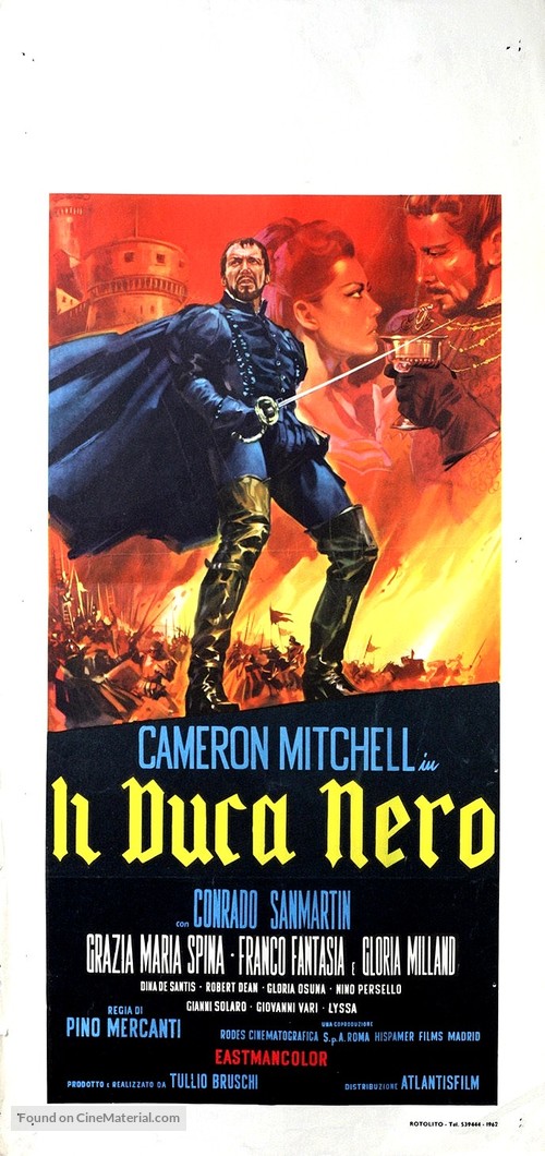 Il duca nero - Italian Movie Poster