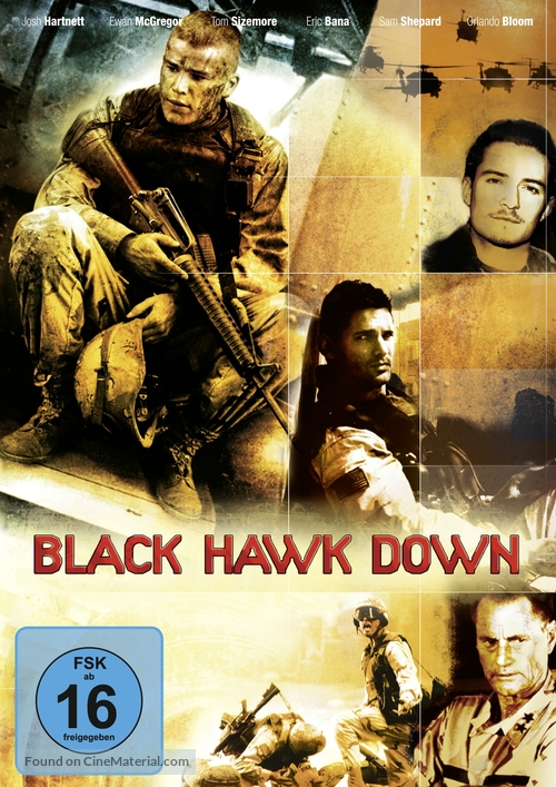 Black Hawk Down - German Movie Cover