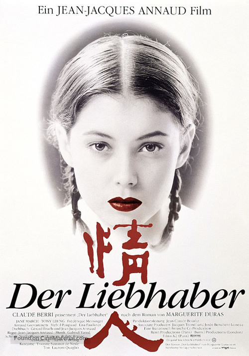 L&#039;amant - German Movie Poster