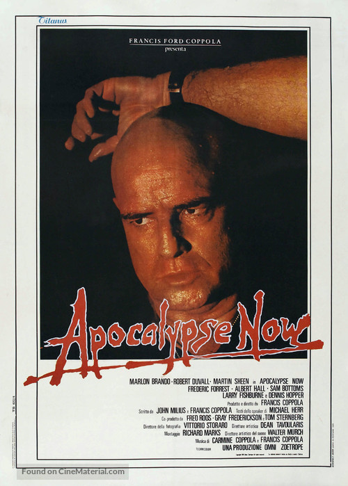 Apocalypse Now - Italian Movie Poster