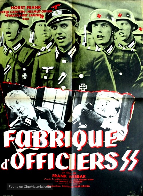 Fabrik der Offiziere - French Movie Poster