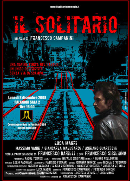 Il solitario - Italian Movie Poster