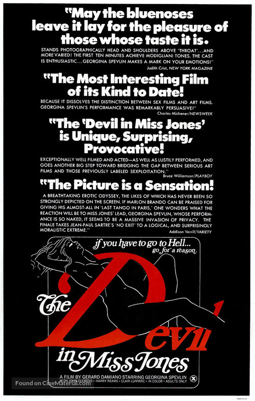 The Devil in Miss Jones - Movie Poster