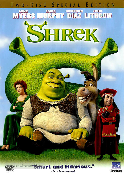 Shrek - DVD movie cover