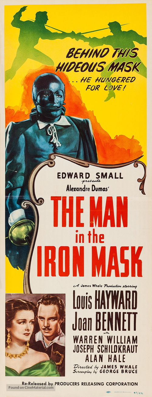 The Man in the Iron Mask - Movie Poster