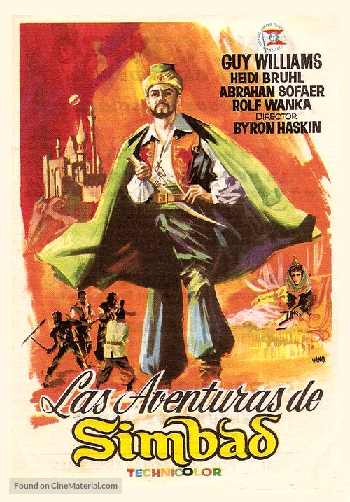 Captain Sindbad - Spanish Movie Poster